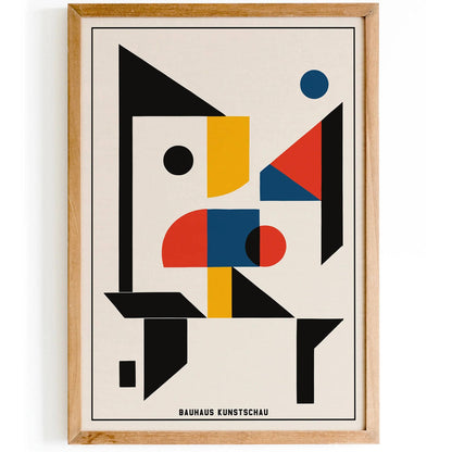 Bauhaus Geomtric Poster Print