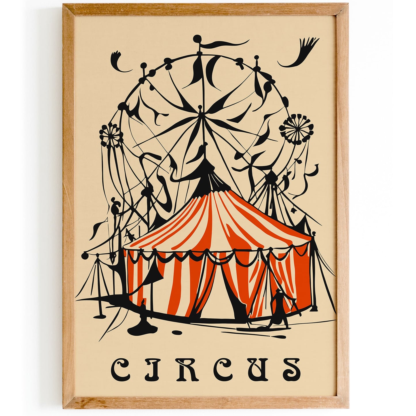 Vintage Magic Circus Poster