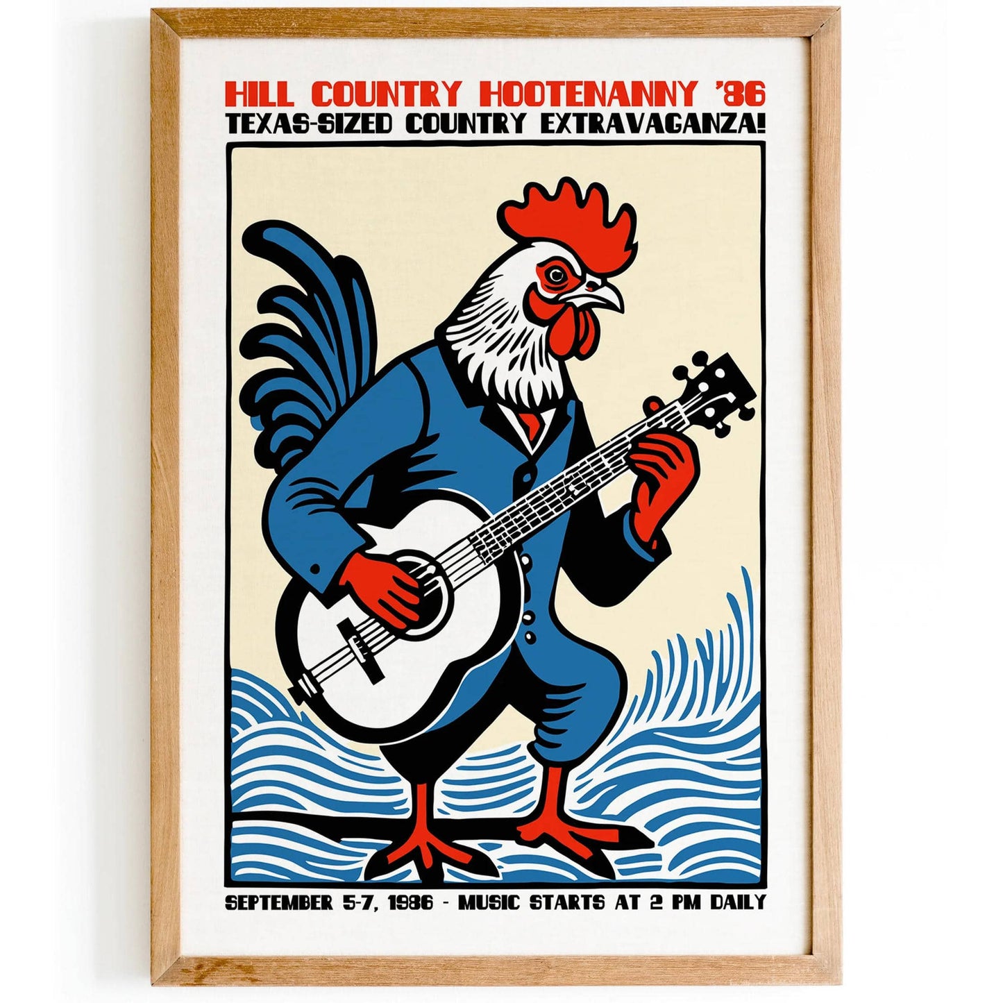 Hill Country Hootenanny '86 Rooster