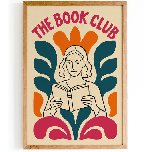 Book Club Wall Art Print