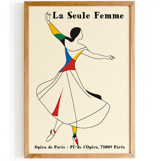 La Seule Femme French Ballet Postetr