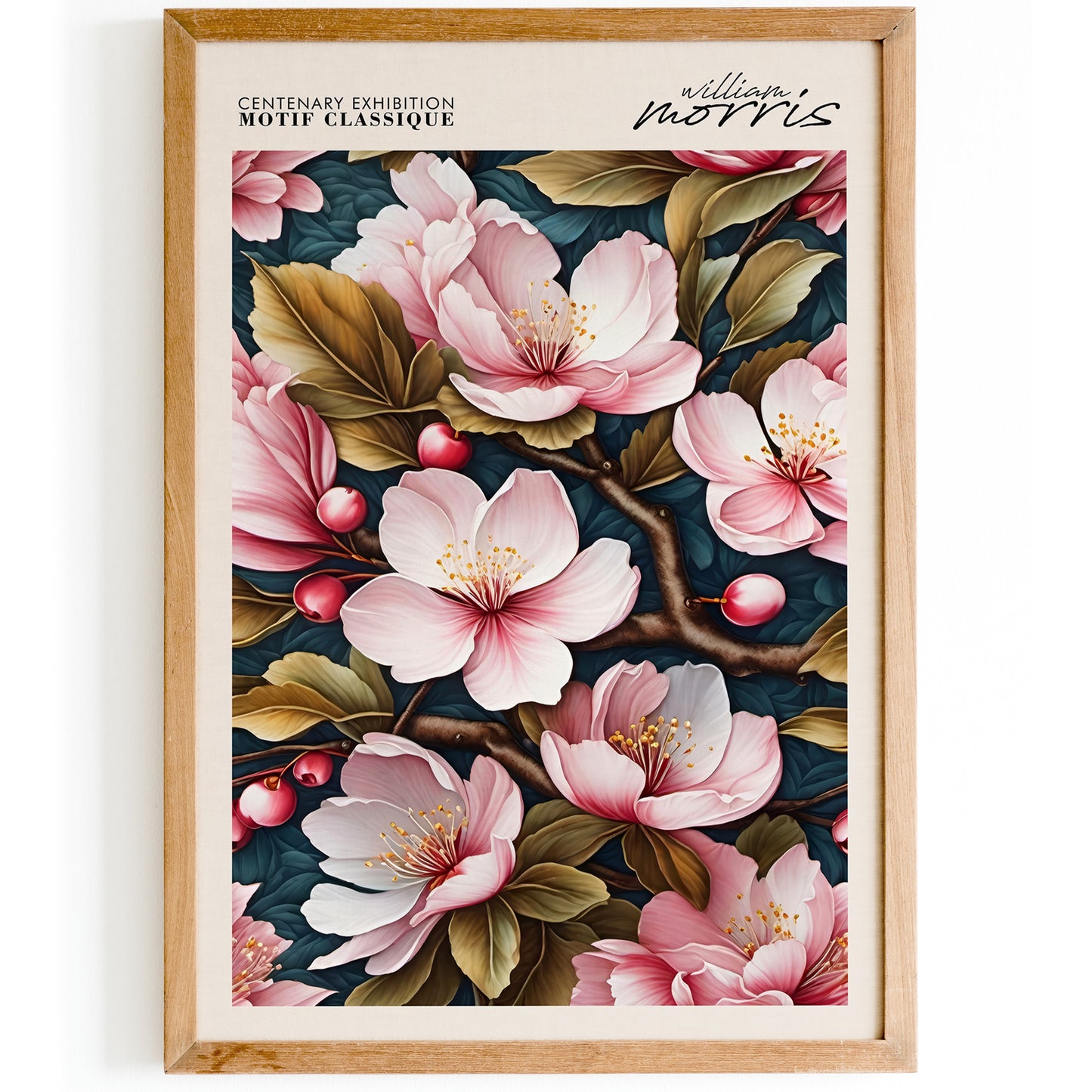 Art Nouveau Morris Floral Art Print