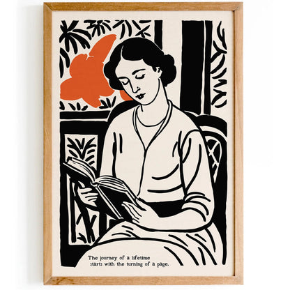 Retro Literary Quote Poster