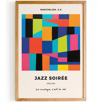 Jazz Music French Festival Art Print