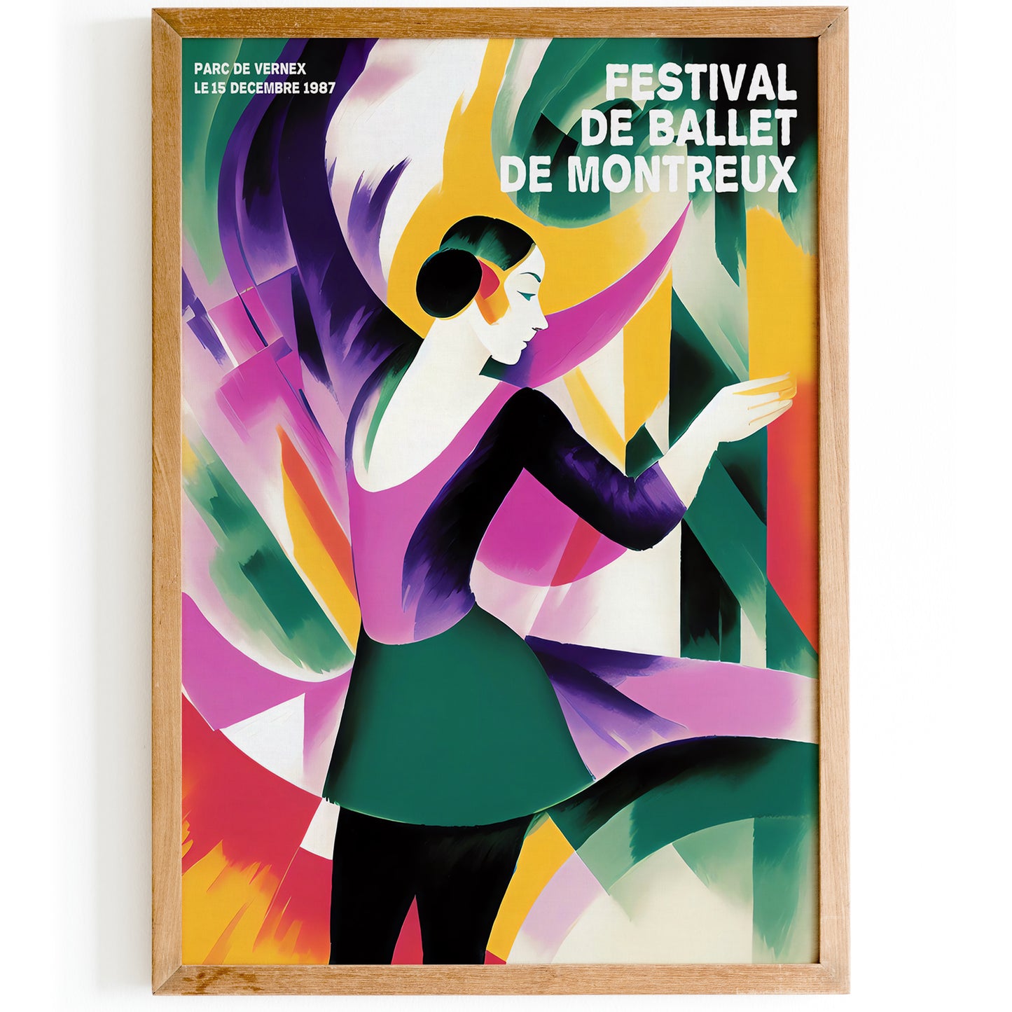 Festival De Ballet French Ballerina Poster