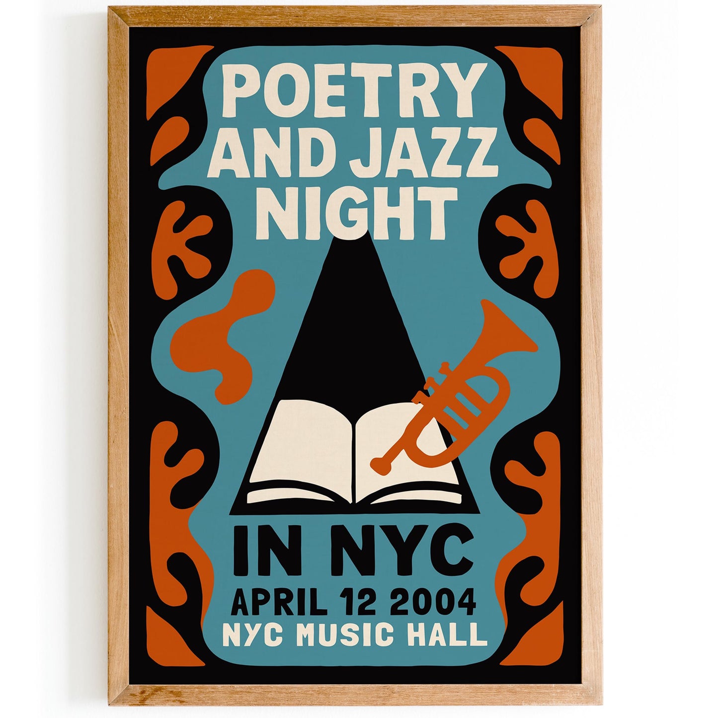 Poetry Jazz Event Poster