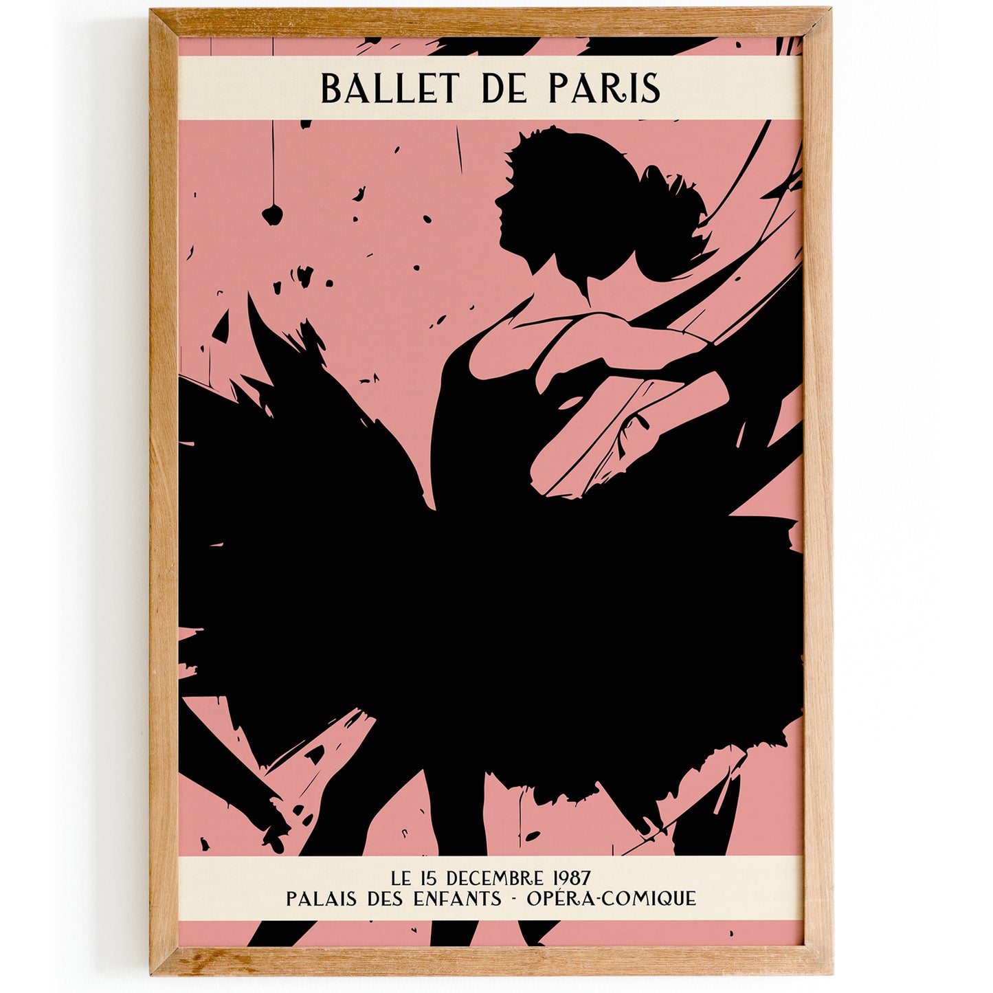 1987 Parris Vintage Ballet Poster