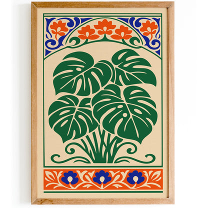 Monstera Plant Wall Art Print