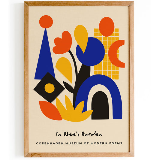 Paul Klee inspired Wall Art Print