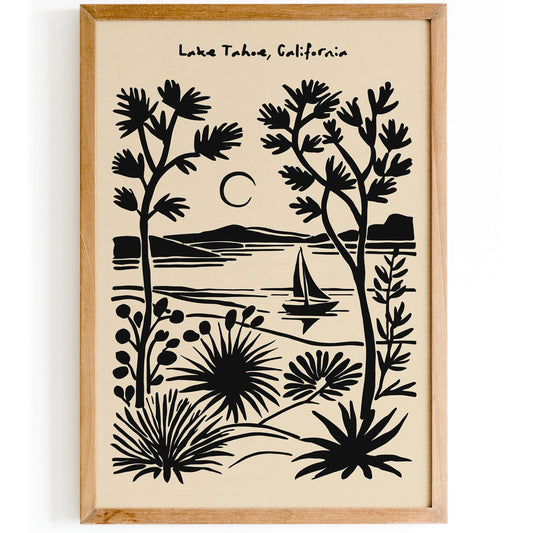 Lake Tahoe California Poster