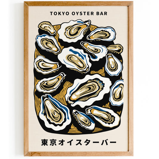 Tokyo Oyster Bar Japanese Poster