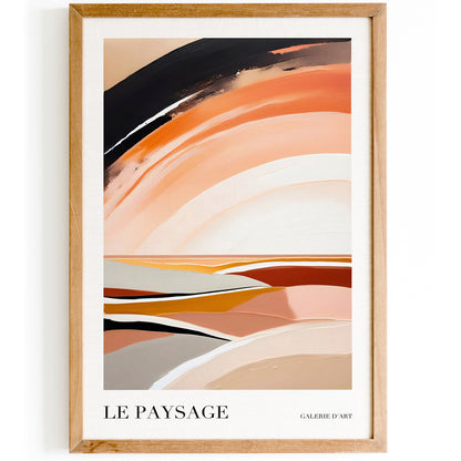 Abstract Painting Le Paysage Poster