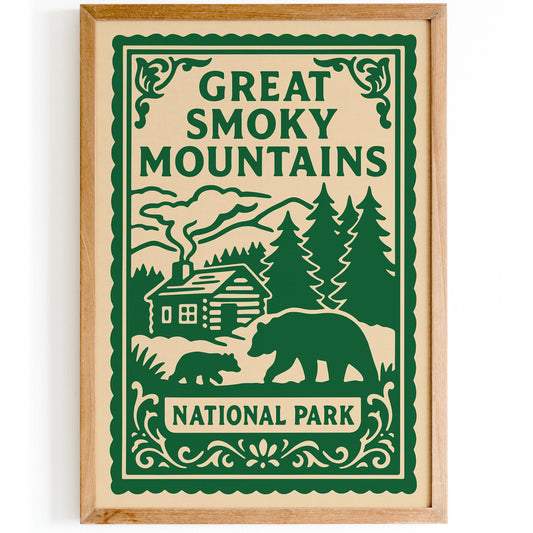 Great Smoky Mountains National Park Poster