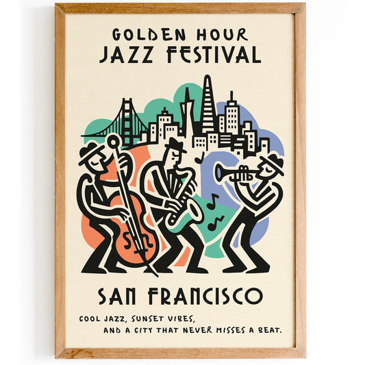 Jazz Festival San Francisco Poster 2026