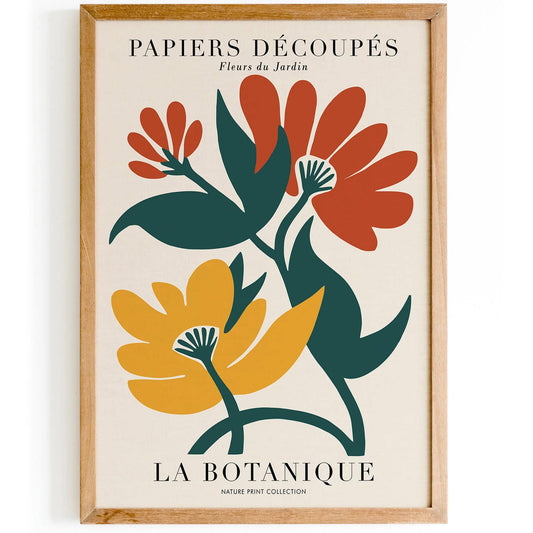 Botanical Garden in Matisse Style Poster Print