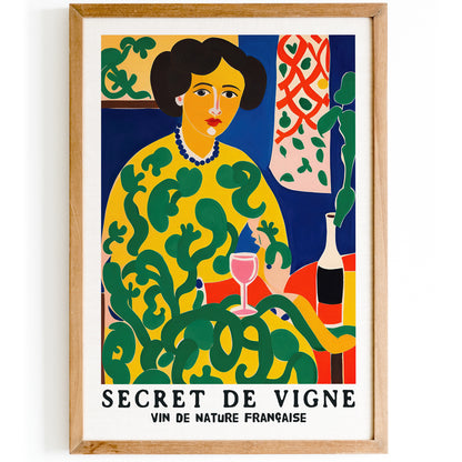 French Vine Vintage Poster Reproduction Print