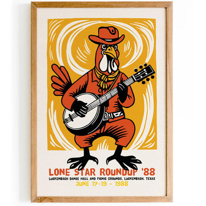 Texas Rooster Music Festival Poster