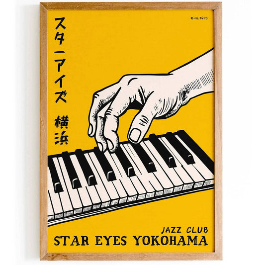 Yokohama Jazz Club Poster Print