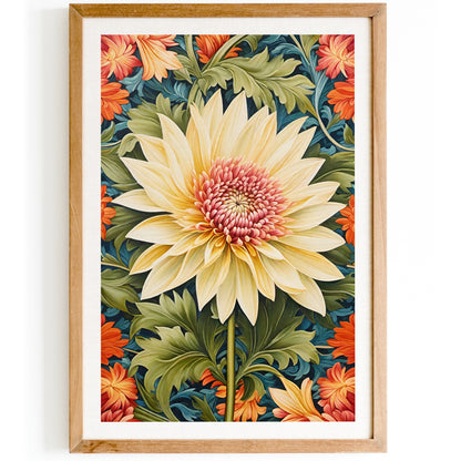 Bold Floral Poster for Home Decor