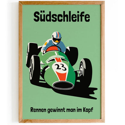 Nürburgring Südschleife Vintage Racing Poster
