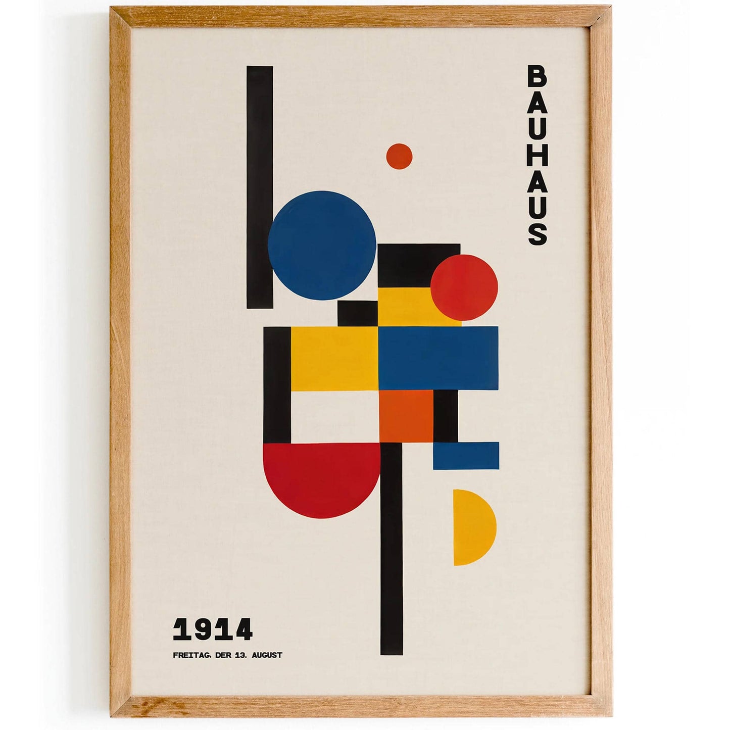 Bauhaus 1914 Minimal Poster