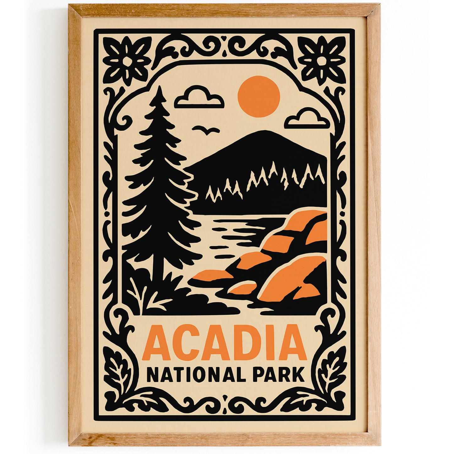 Acadia National Park Poster - Travel Art Print