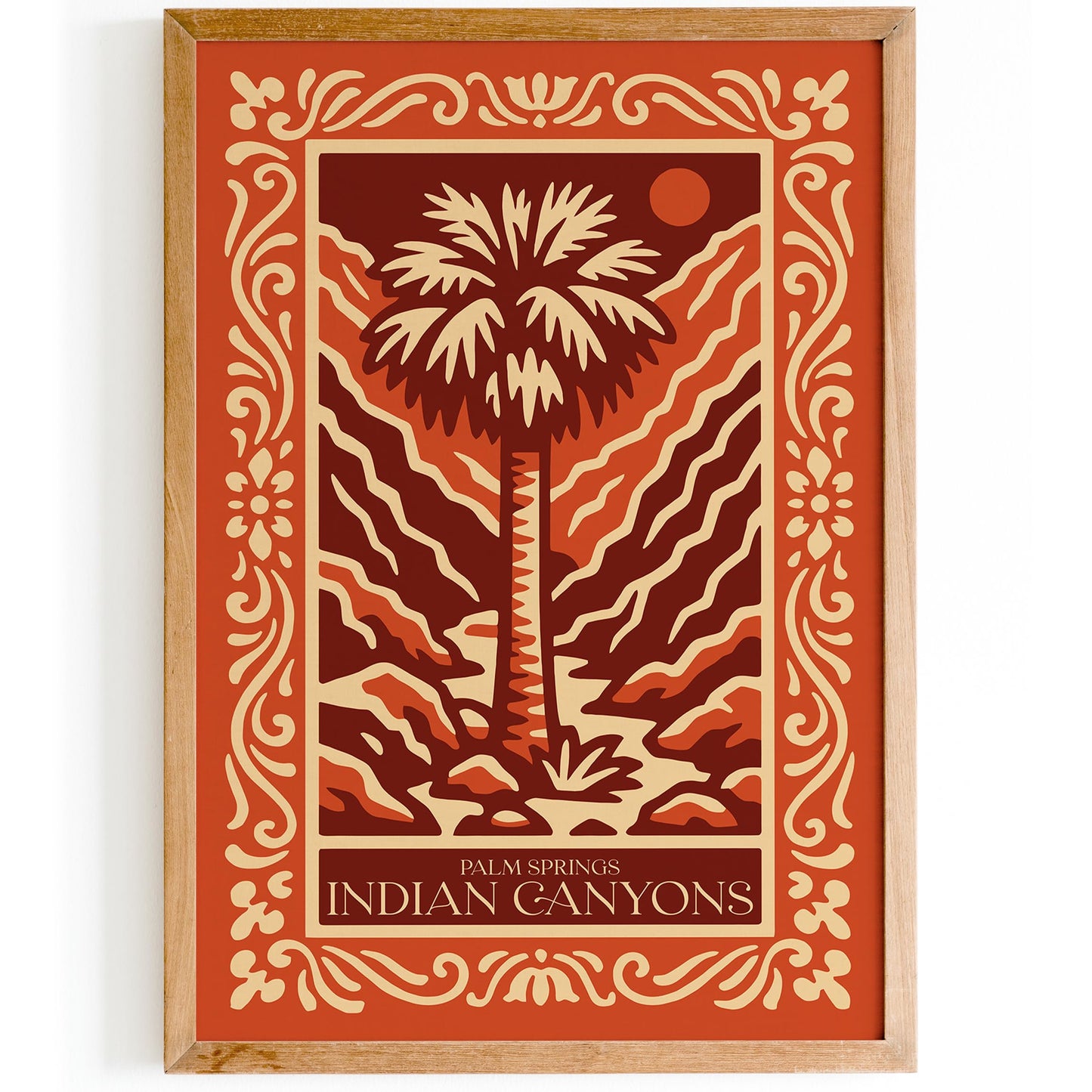 Tahquitz Canyon Palm Springs Poster