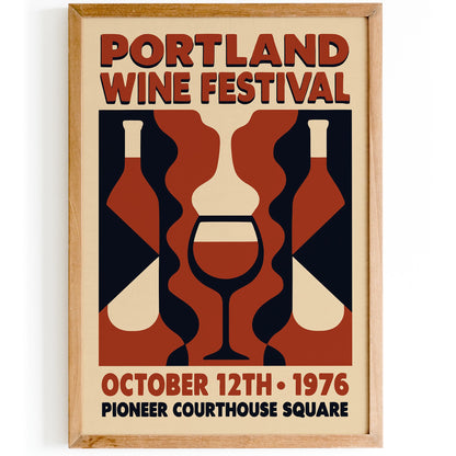Portland Wine Festival Poster