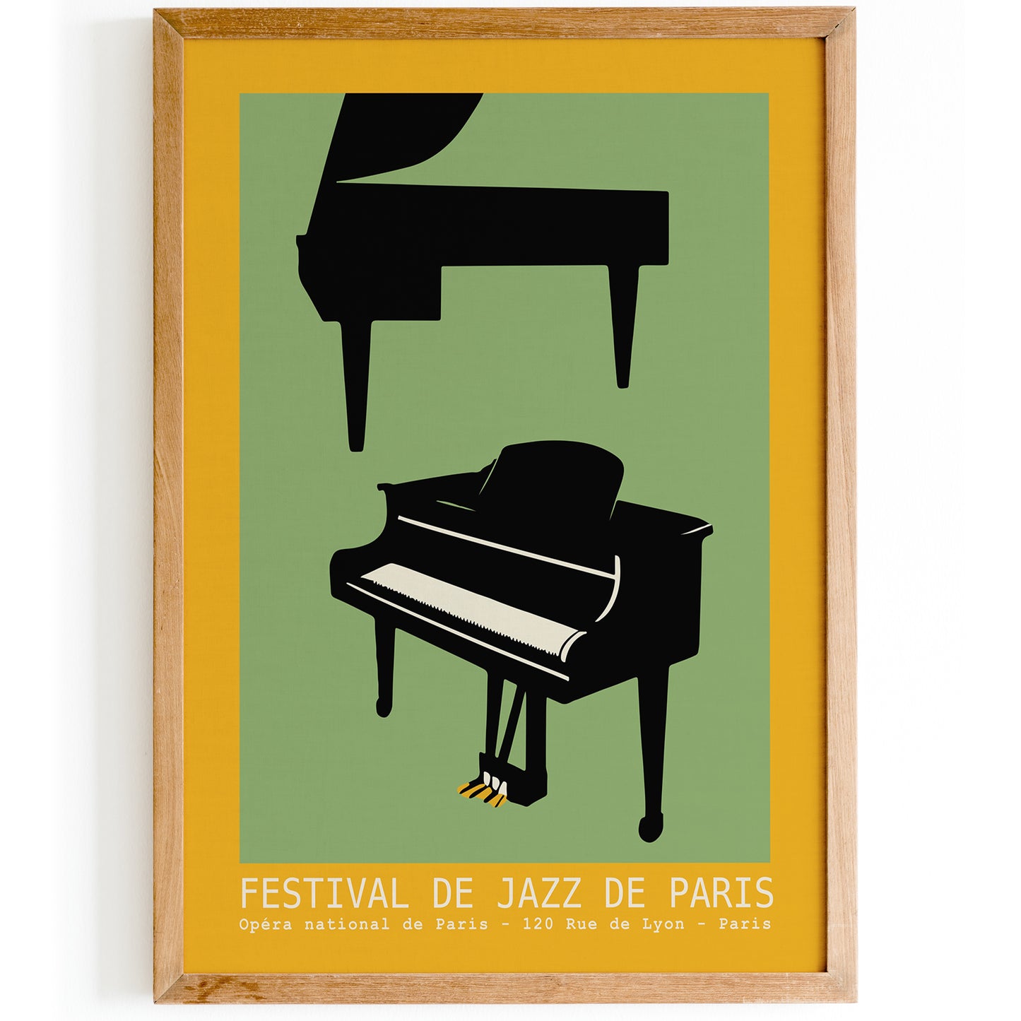 Festival De Jazz De Paris Retro Poster