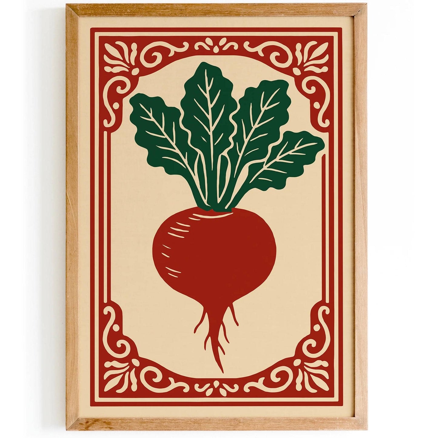 Beetroot Vegetable Art Print - Kitchen Wall Decor