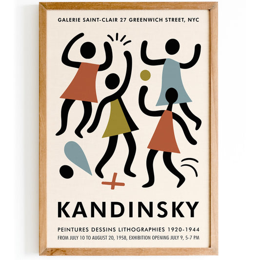 Kandinsky Exhibition Art Print