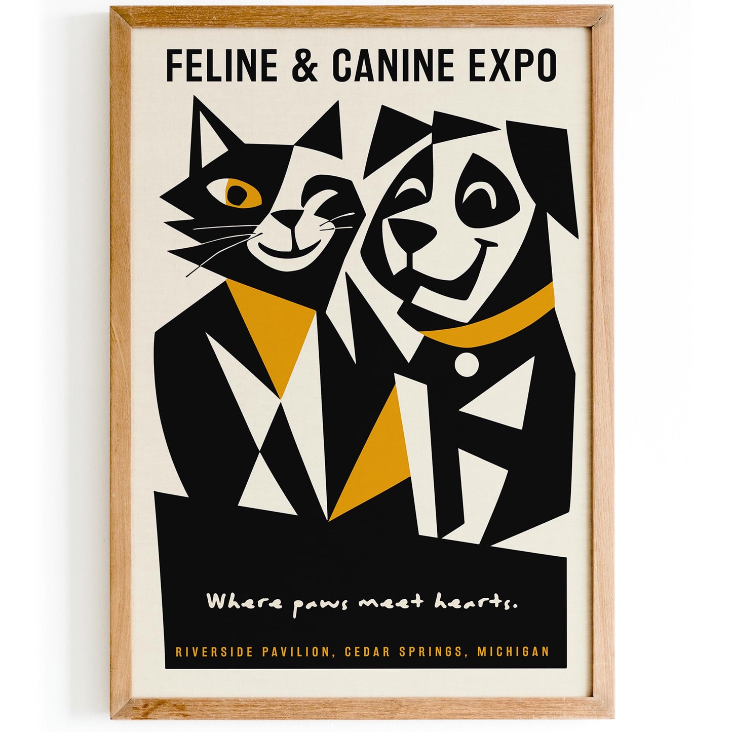 Michigan Cat and Dogs Expo Poster