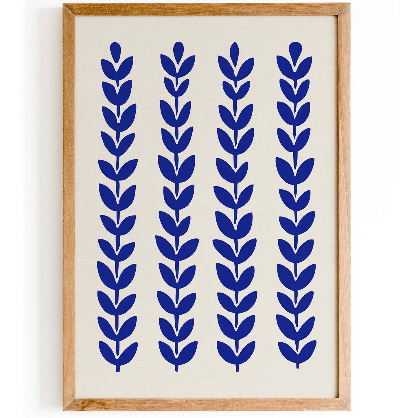 Simple Blue Nature Wall Art Print 2026
