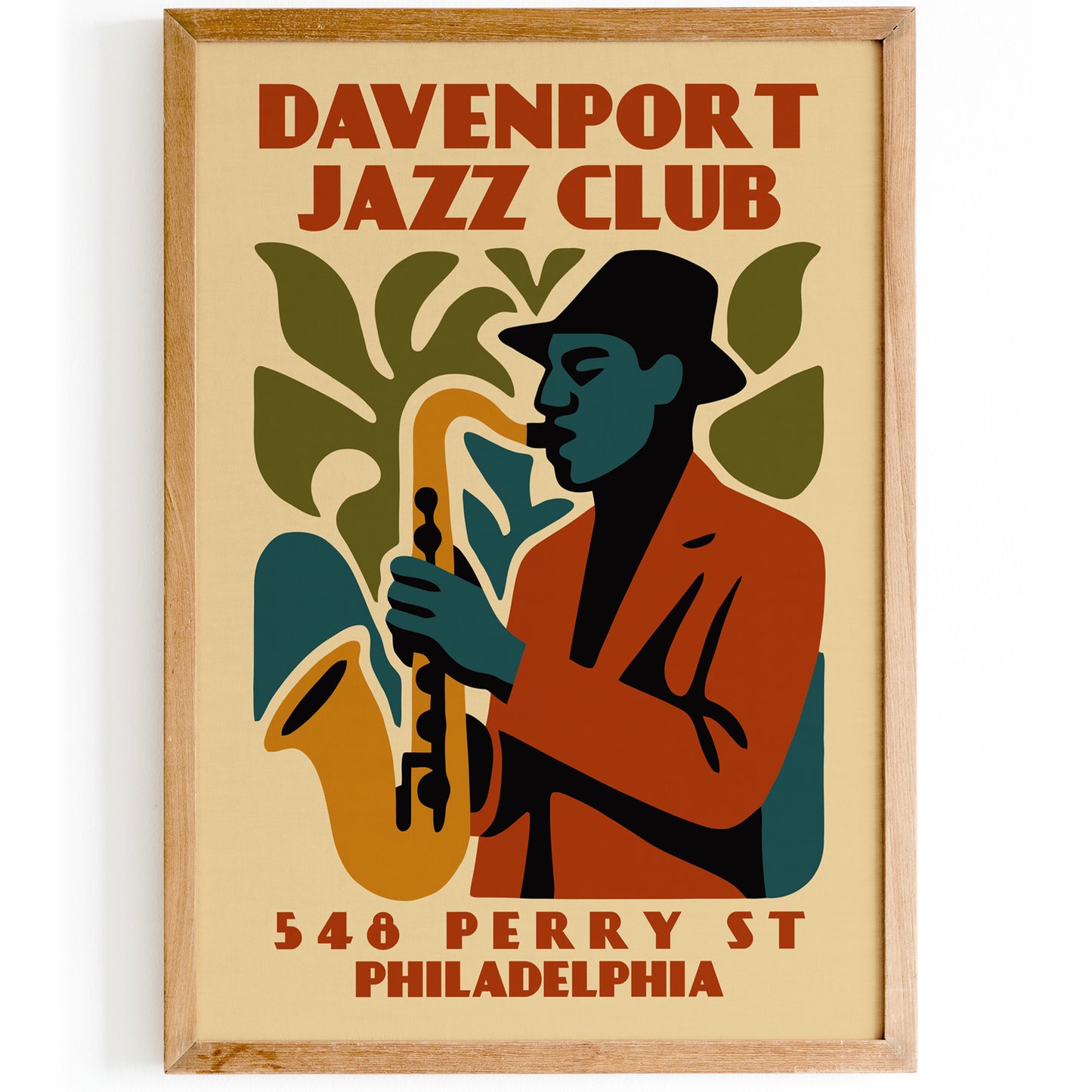 Davenport Jazz Club Live Poster