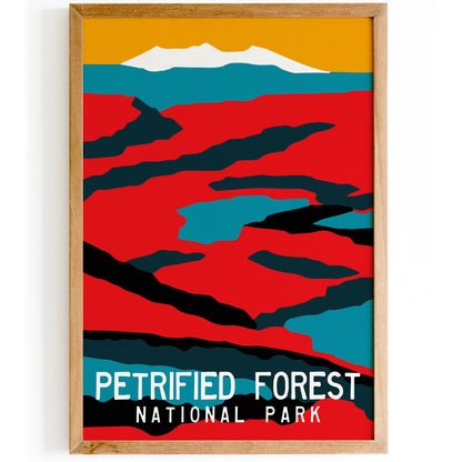 Petrified Forest Travel Poster