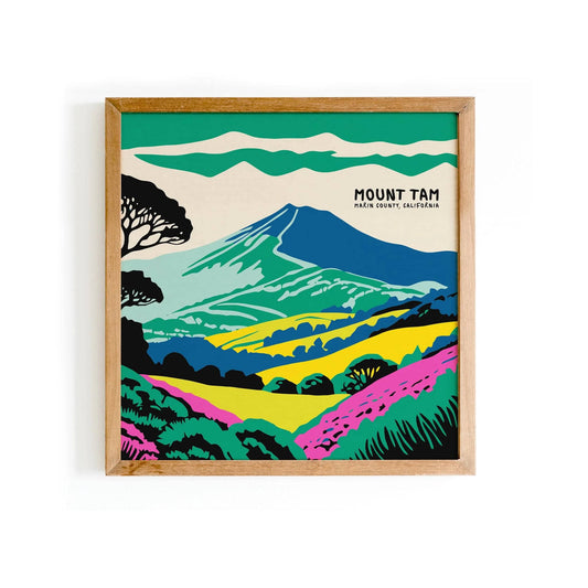 Mount Tamalpais, Marin County, CA – Square Print