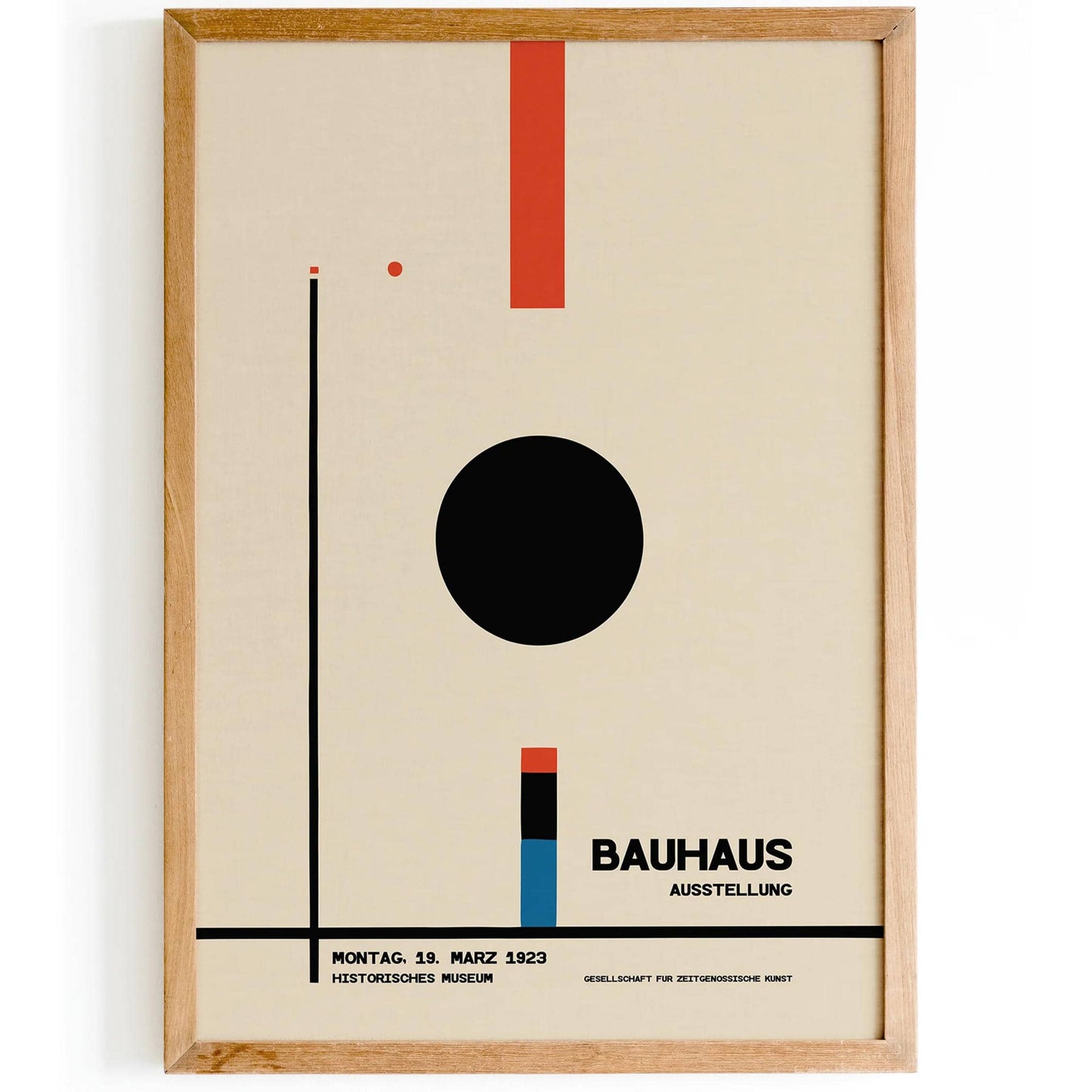 Bauhaus 1923 German Poster