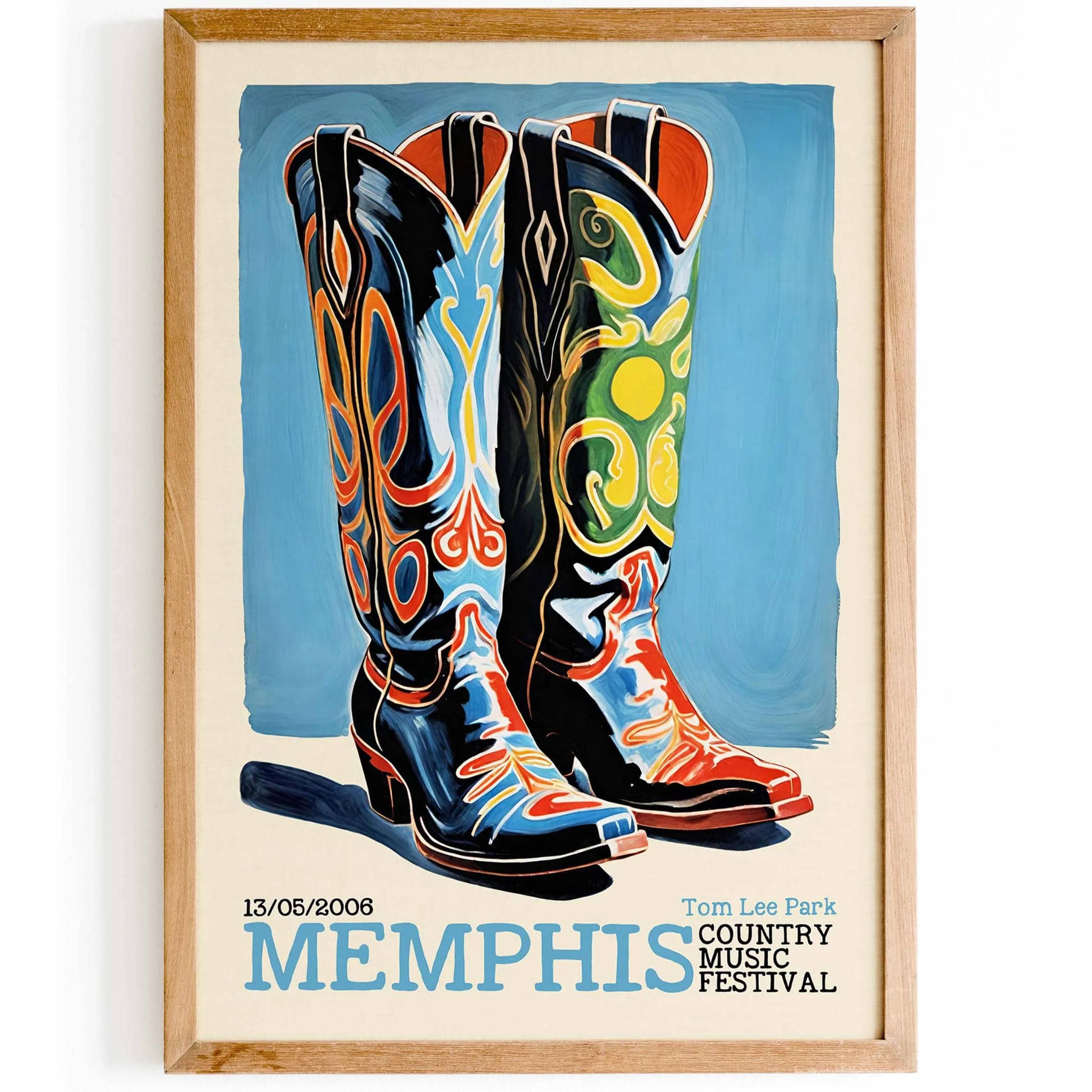 Country Music Vibes – Wall Art Print – HypeSheriff