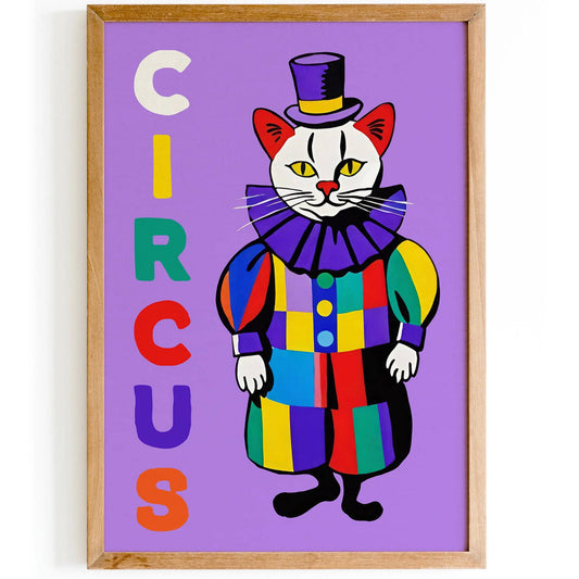CIRCUS - Colorful Vintage Poster