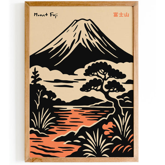 Mount Fuji Poster - Japan Landscape Wall Art