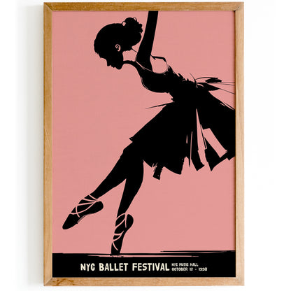 NYC Ballet Festival 1998 Wall Art Print