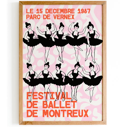 Vintage Ballet Festival Poster