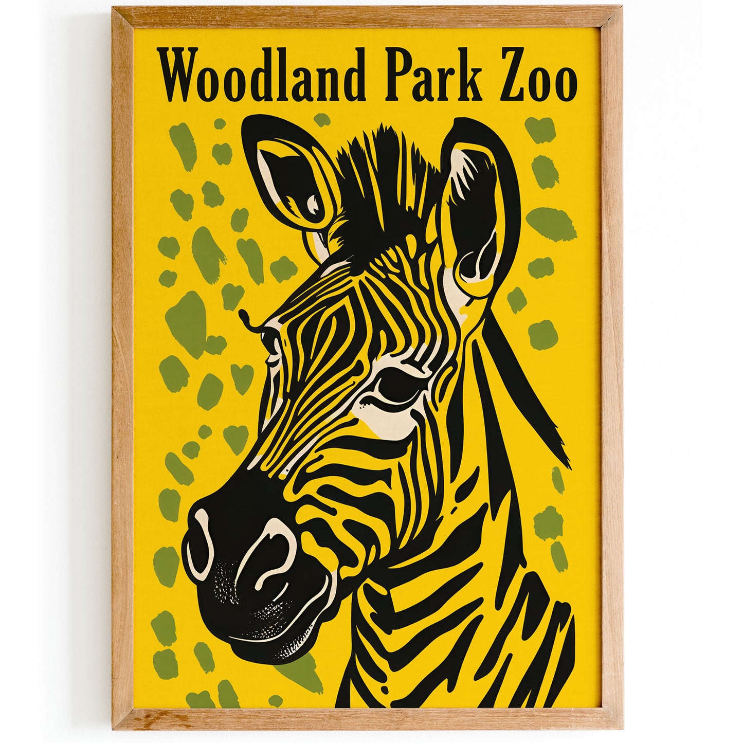 Woodland Park Zoo Retro Poster