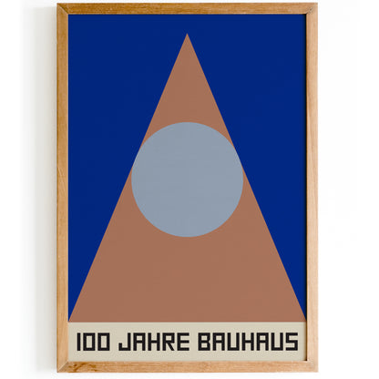 Geometric Bauhaus 100 Jahre Poster