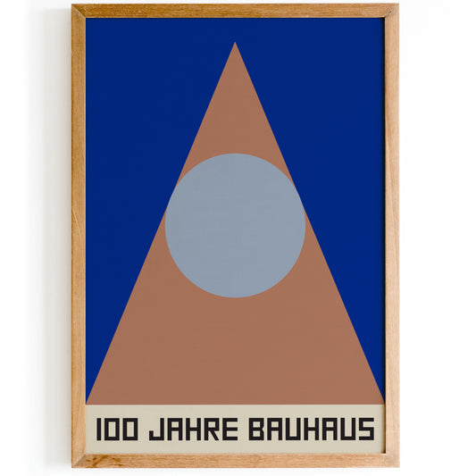 Geometric Bauhaus 100 Jahre Poster