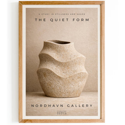 Scandinavian Sculpture Exhibition Poster