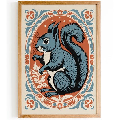 Rococo Squirrel Art Print