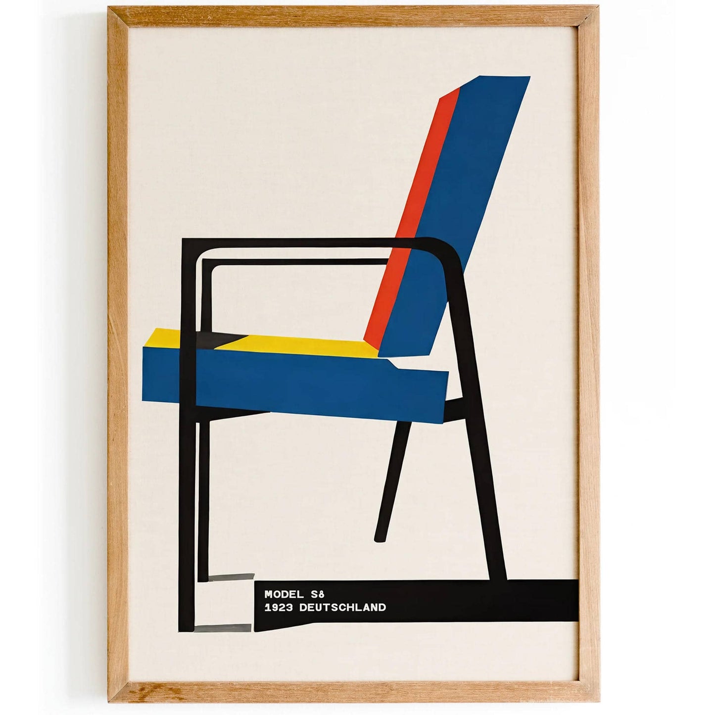 Bauhaus Chair Model S8 Poster