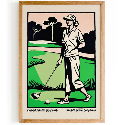 California Golf Club Poster Print