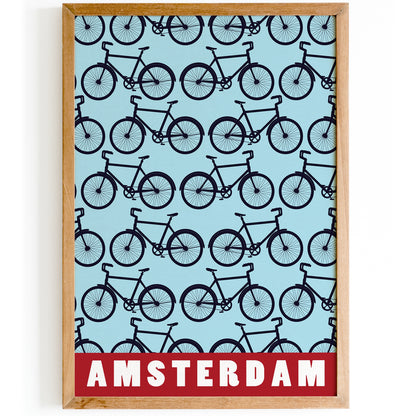 AMSTERDAM Cycling Poster